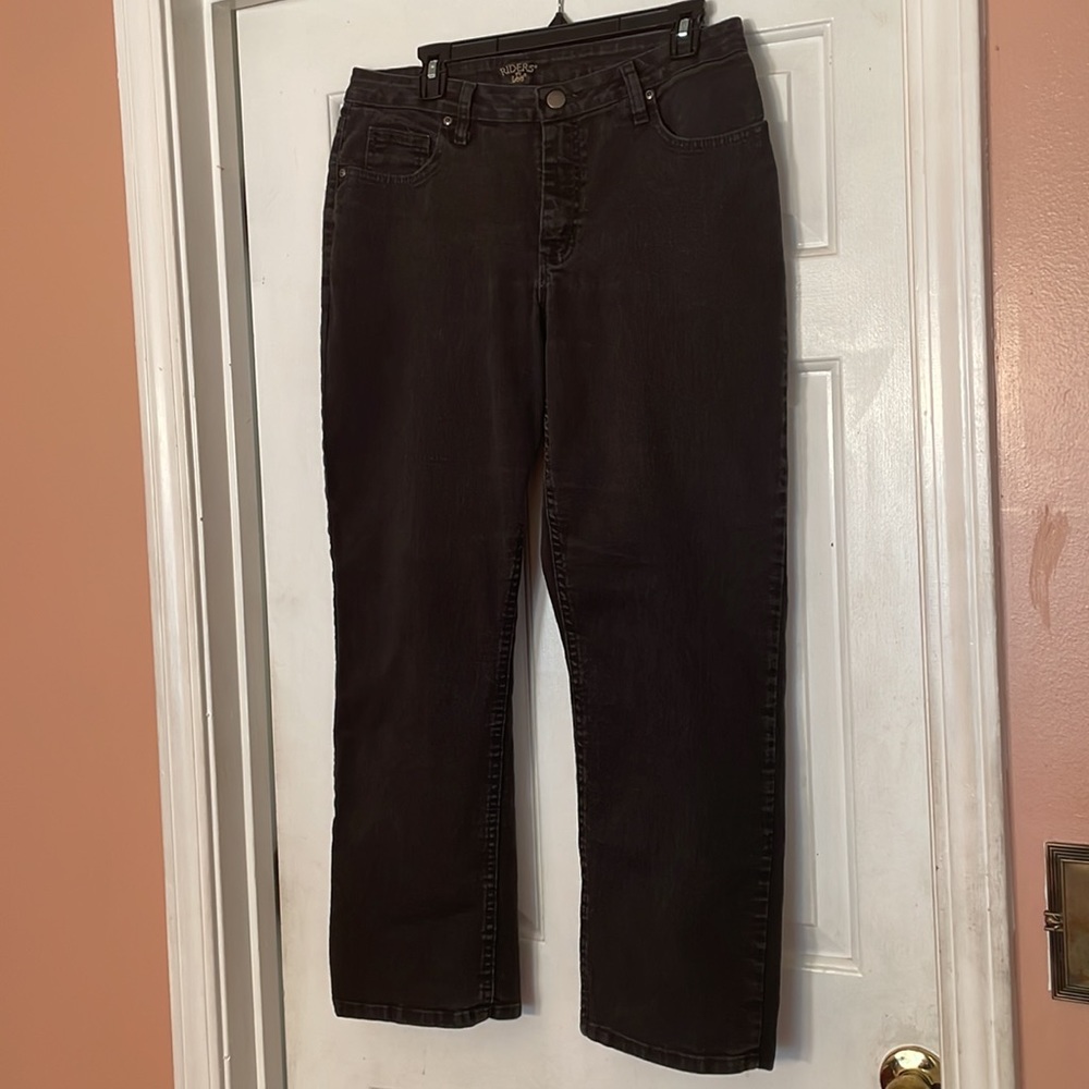 Riders by Lee - black jeans- Size 12P